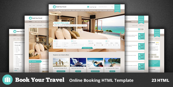 Book Your Travel - Themeforest Online Booking HTML Template