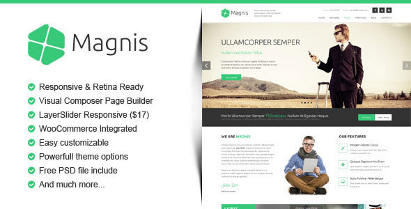 Magnis v2.2.0 - Corporate Multipurpose WordPress Theme