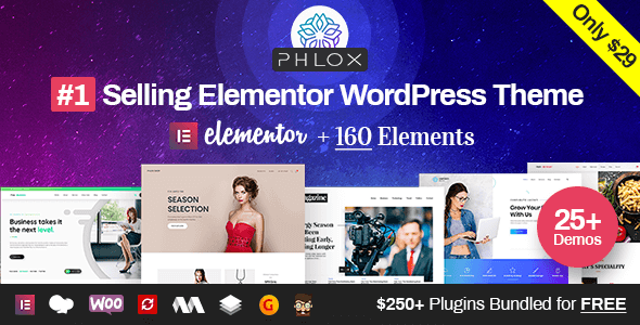 Phlox Pro v5.0.16 - Elementor MultiPurpose WordPress Theme