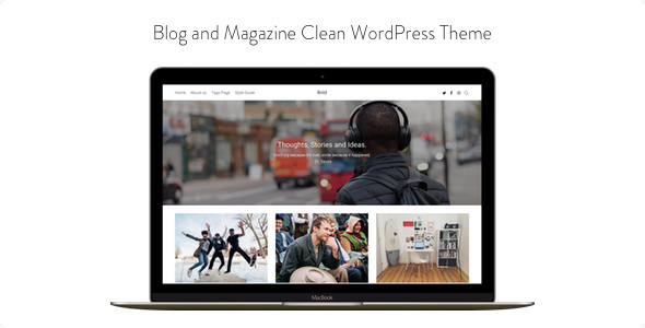 Bold v1.0.3 - Blog and Magazine Clean WordPress Theme