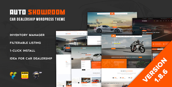 Auto Showroom v1.8.6 - Car Dealership WordPress Theme