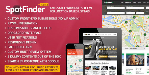 SpotFinder - Themeforest Versatile Directory & Listings Theme