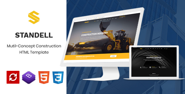 Standell - Multipurpose Construction HTML Template