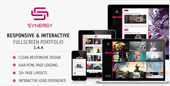 Synergy - Themeforest Responsive & Interactive HTML Portfolio