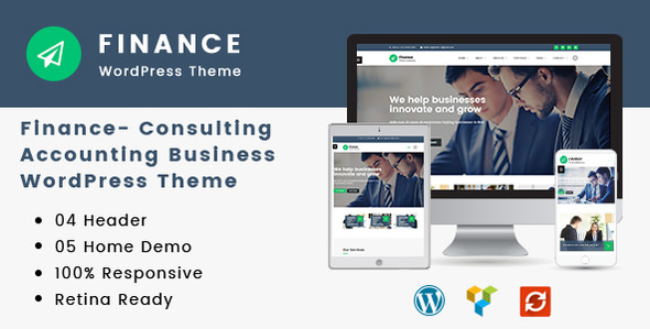 Finance v1.2.3 - Consulting, Accounting WordPress Theme
