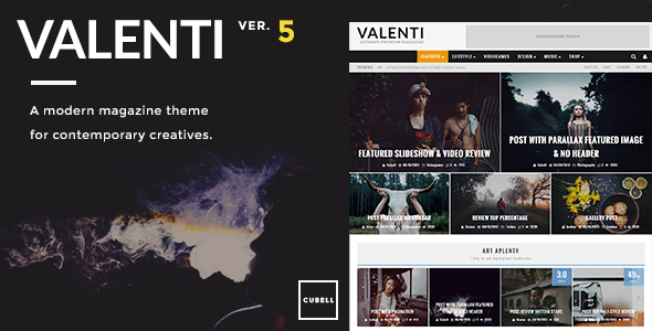 Valenti v5.5.4 - WordPress HD Review Magazine News Theme