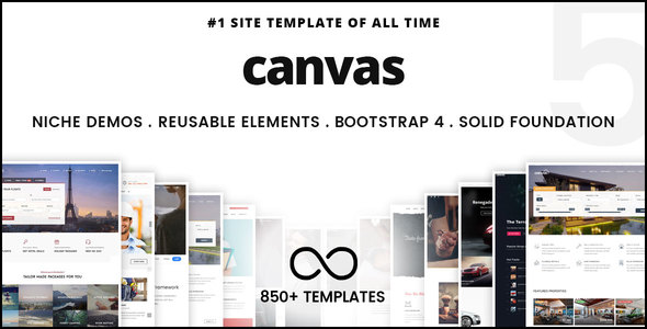 Canvas v5.5 - The Multi-Purpose HTML5 Template