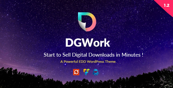 DGWork v1.3.4 - Powerful Responsive Easy Digital Downloads