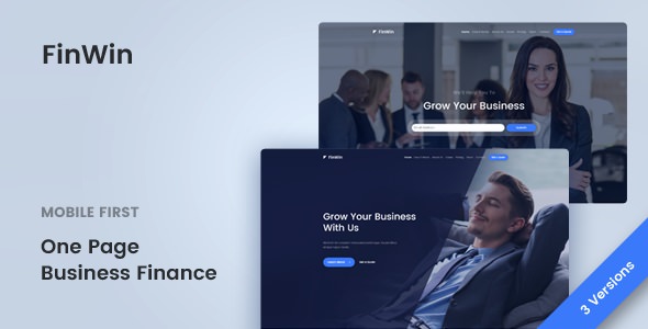 FinWin v1.1.2 - One Page Business Finance Template