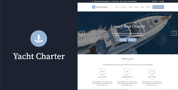 Yacht Charter v1.5.2 - WordPress Theme