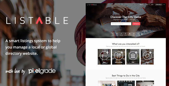 LISTABLE v1.9.4 - A Friendly Directory WordPress Theme