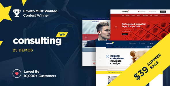 Consulting v4.1.6 - Business, Finance WordPress Theme