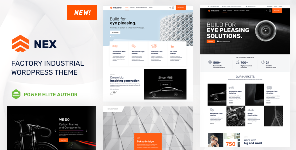 Nex v2.5 - Factory & Industrial WordPress