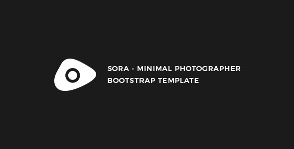 Sora - Minimal Photographer Template