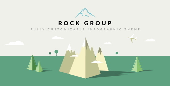 Rock Group v2.7 - A Flat Multipurpose Infographic Wordpress Theme