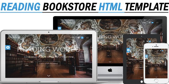 Reading - Bookstore Responsive HTML Template