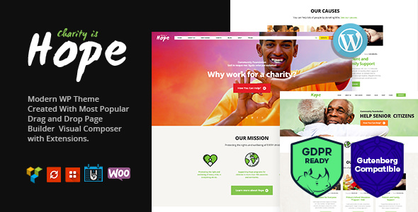 Hope v2.1 - Non-Profit, Charity & Donations Theme + RTL