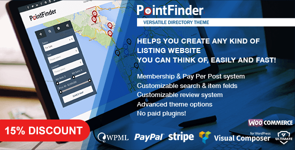 Point Finder v1.8.9 - Versatile Directory and Real Estate