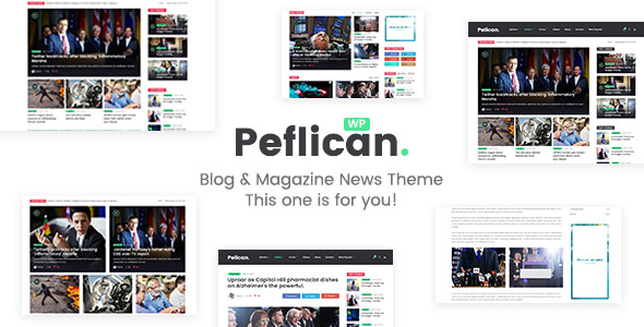 Peflican v1.0.3 - A Newspaper and Magazine WordPress Theme