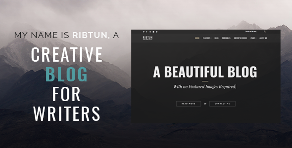 RibTun v1.1 - WordPress Blog Theme For Writers