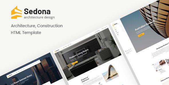 Sedona - Architecture & Construction HTML Template