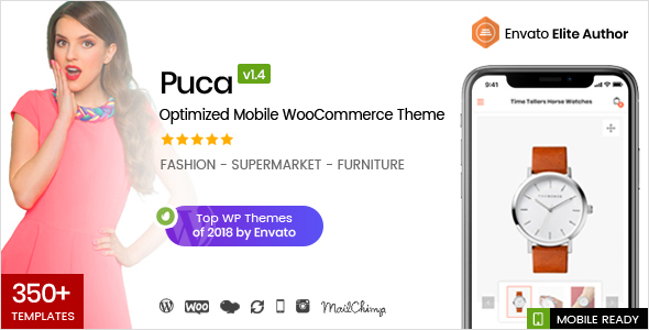 Puca v1.4.1 - Optimized Mobile WooCommerce Theme