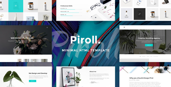 Piroll - Minimal and Modern Portfolio HTML Template