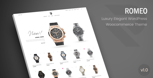Romeo v1.0 - Luxury Modern WooCommerce WordPress Theme