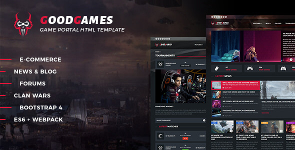 Good Games - Portal / Store HTML Gaming Template