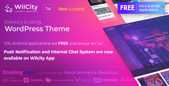 Wilcity - Directory Listing WordPress Theme v1.1.7