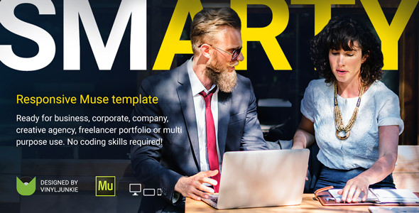 SmArty - Multipurpose Responsive Muse Template