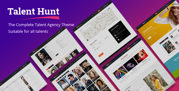 Talent Hunt v1.0.6 - Theme for Model Talent Management Services