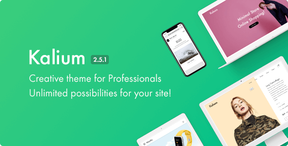 Kalium v2.5.1 - Creative Theme for Professionals