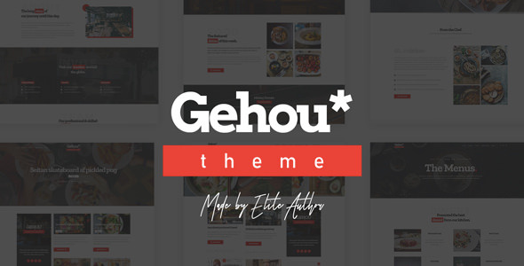 Gehou v1.1.1 - A Modern Restaurant & Cafe Theme