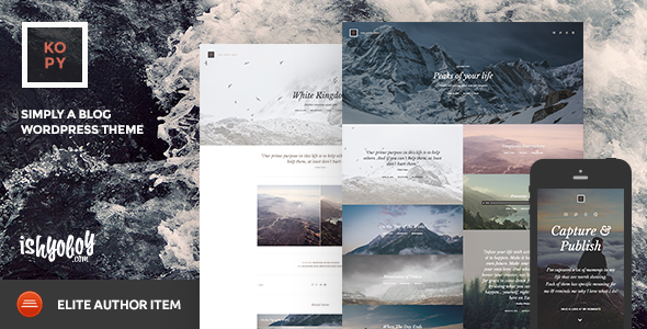 Kopy WP v1.9 - Simply a Blog WordPress Theme