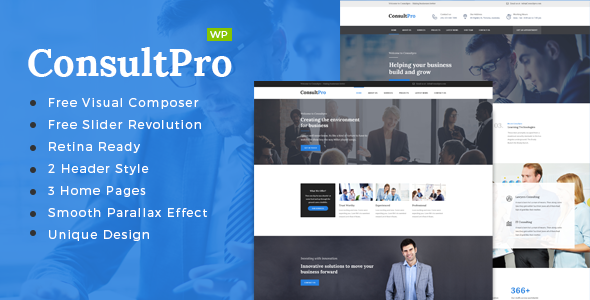ConsultPro v1.4 - Business, Finance and Consultancy Theme