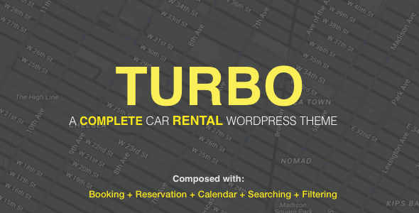 Turbo v2.1.0 - Car Rental System WordPress Theme