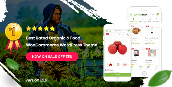 GreenMart v1.5 - Organic & Food WooCommerce WordPress Theme