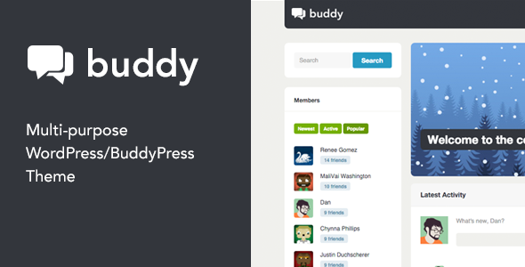 Buddy v2.18.1 - Multi-Purpose WordPress/BuddyPress Theme