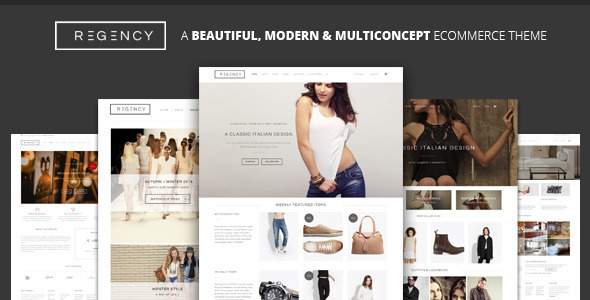 Regency v1.6.0 - A Beautiful & Modern Ecommerce Theme