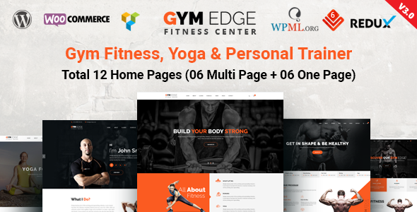 Gym Edge v3.1 - Gym Fitness WordPress Theme