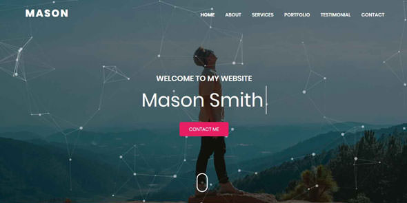 Mason - Portfolio HTML Theme