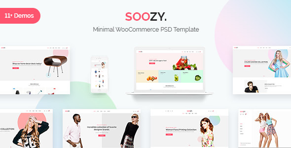 Soozy - Minimalist WooCommerce Psd Template