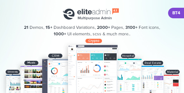 Elite Admin v4.0 - Multipurpose Bootstrap 4 Admin Template