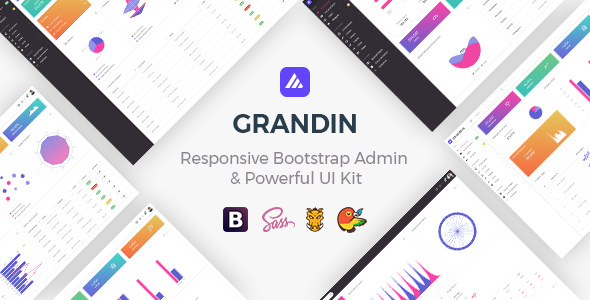 Grandin - Responsive Bootstrap Admin & Powerful UI Kit