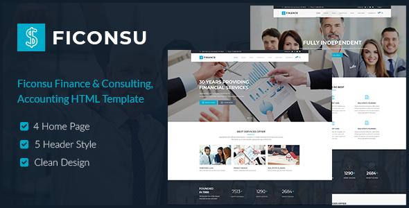 Ficonsu - Consultant Finance HTML Templates