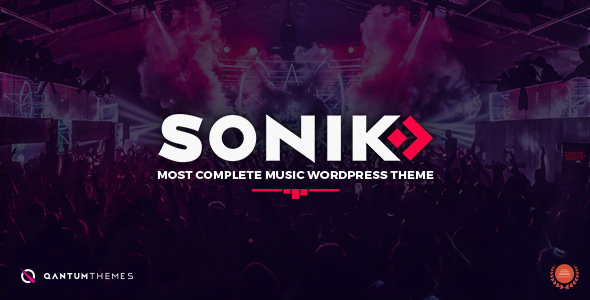 SONIK v1.7.2 - Responsive Music Wordpress Theme for Bands