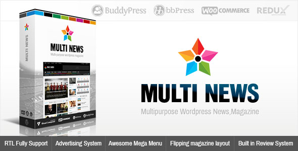 Multinews v2.6.2 - Multi-purpose Wordpress News, Magazine