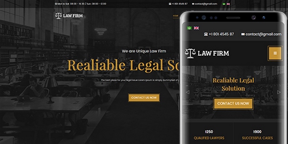 JA Law Firm v1.0.2 - Best Joomla Template for Lawyer and Business websites