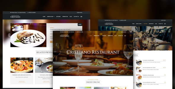 Cristiano Restaurant v3.6.1 - Cafe & Restaurant Theme